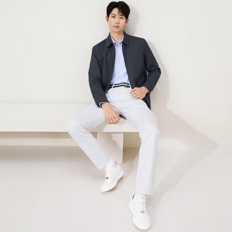 Qipai Men's Seamless Lapel Business Jacket