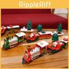 Gift Led Christmas Musical Electric Traintrack Set Kids Toys Home Decor Party