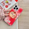 Niche Red Apple Applicable Apple 15pro Bracket Mobile Phone Case IPhone 16 Full Inclusive Protective Case Summer