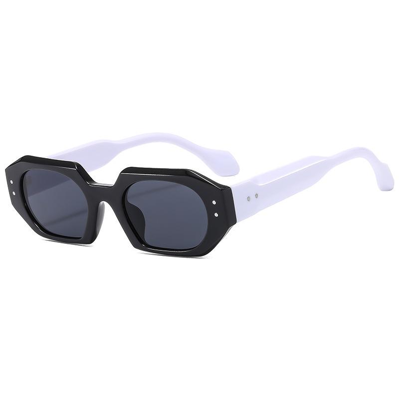 Versatile Men's and Women's Outdoor UV Resistant Polygon-shaped Sunglasses Beach Travel Street Photography Shades Glasses