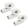 17 Mm Elbow Connector for Air Conditioner Drain Hose - Pack of 3, Beige PP