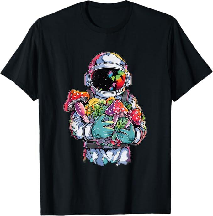 EDM Mushroom Psychedelic Rave T-Shirt Unisex T-Shirt S