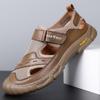 2025 Spring and Summer New Men's Casual Shoes Mesh Sandals Summer Fashion Korean Version Hollow Hole Shoes Outdoor Foreign Trade
