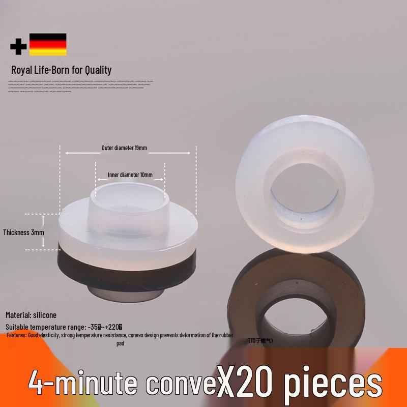 1-Inch Silicone Rubber Washer for Water Pipes and Meters