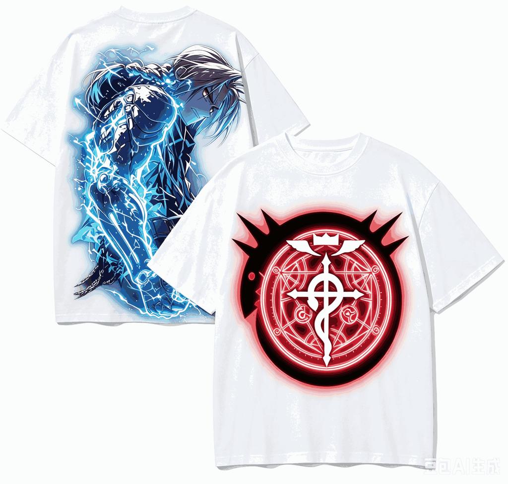 Fullmetal Alchemist Anime Lover TShirt Harajuku Cotton NewModel High Street Fashion Oversized Unisex Comfortable Breathable