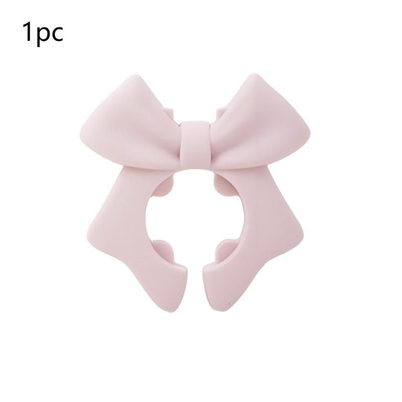 1/2 Piece Bowknot Silicone Spatula Holder Anti-Scalding Cutlery Holder Suitable For Spoon Cooking Utensils