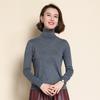 Pure Cashmere Wool Sweater Women Knitted Turtleneck Cashmere Pullover Elastic Turtleneck Knitted Sweaters