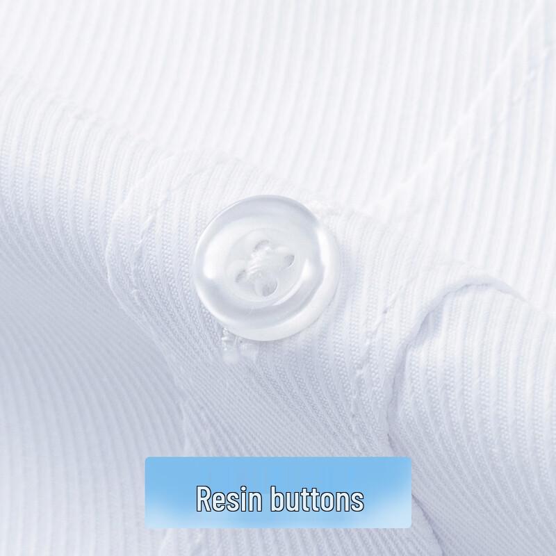 Futing Men's Long Sleeve Business Casual Shirt