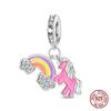 New 100% 925 Silver Pumpkin Car Princess & Cactus Pendant Fit 925 Bracelet Jewelry Making Women Gift