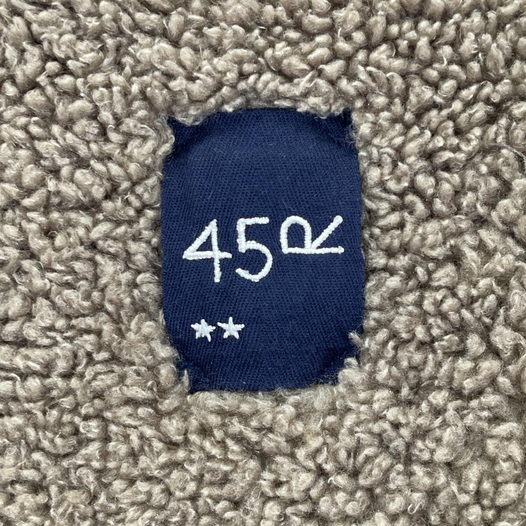 45R 7101070 Khaki Cotton Tweet X Boa Annie Bolero Jacket 2 khakiUsed