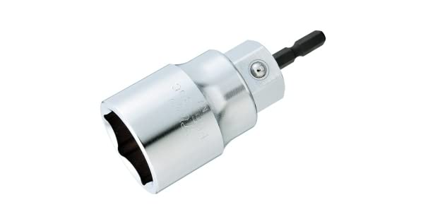 TOP Kogyo Compact Socket for Electric 30mm 92mm Overall for Temporary Civil Engineering and Construction Made in Japan (TOP) Drills, Hexagonal,