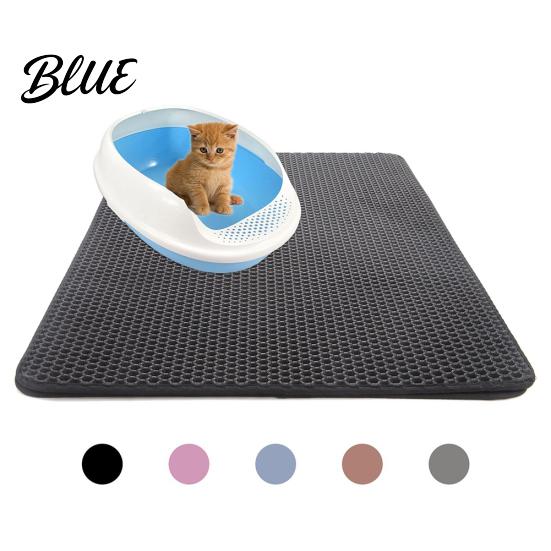 Dual Layer Waterproof Supply Mat Floor Cat Litter Honeycomb Non-Slip Pad Pet