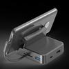 Versatility USB C Hub USB C Expansion Dock with Phone Stand Function for Highly Speed Data Transfer &Charging Efficiency