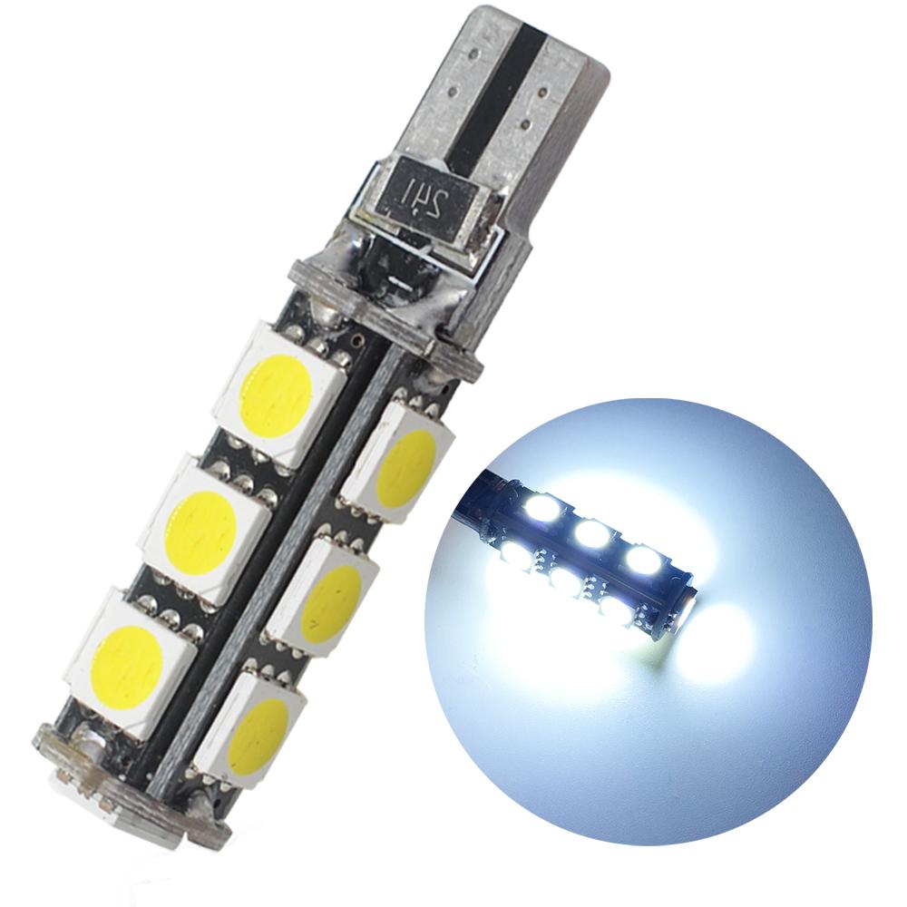 2X T10 W5W 5050 13SMD 9SMD White Interior Lights LED Car Light Wedge Reading Lamp Bulbs Super Bright DC 12V