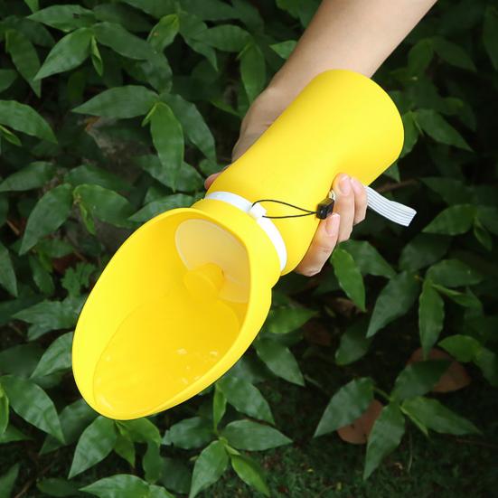 Foldable Dog Water Bottle Portable Leak-Proof Water Dispenser with Drinking Bowl Silicone