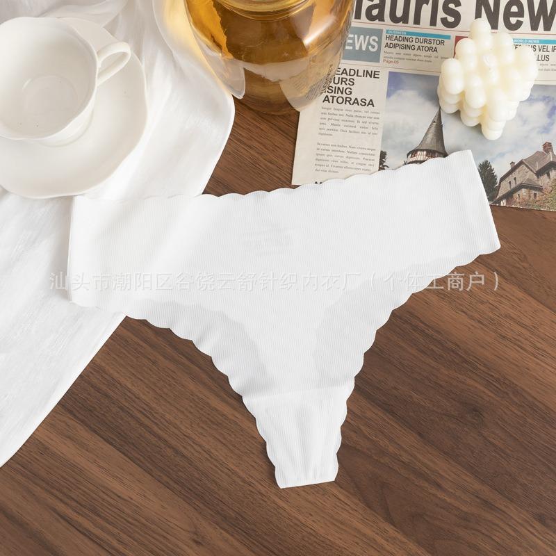 Women S Ice Silk Seamless Breathable Plus Size Underwear With Cotton Gusset