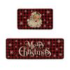 Cross-border Christmas Holiday Anti-Slip, Dirt-Resistant Kitchen Floor Mats – Long, Oil-Absorbing, Decorative Door Foot Mats