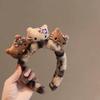 Adorable 2024 Cartoon Hair Tie & Plush Headband Set for Women - Cute Hair Accessories & Gift