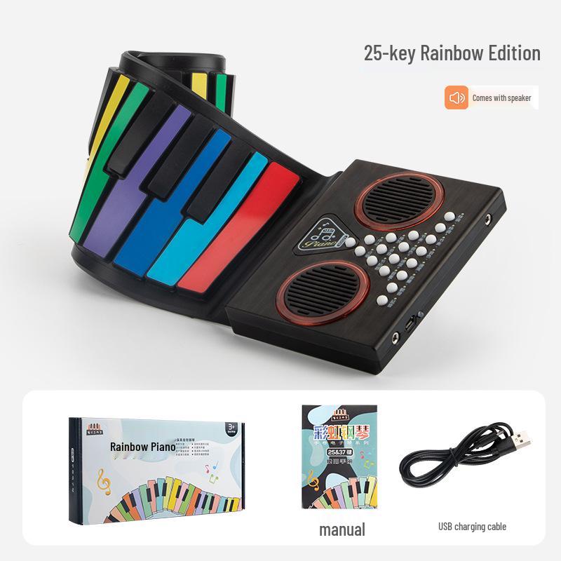 Portable 49-Key Foldable Piano for Kids