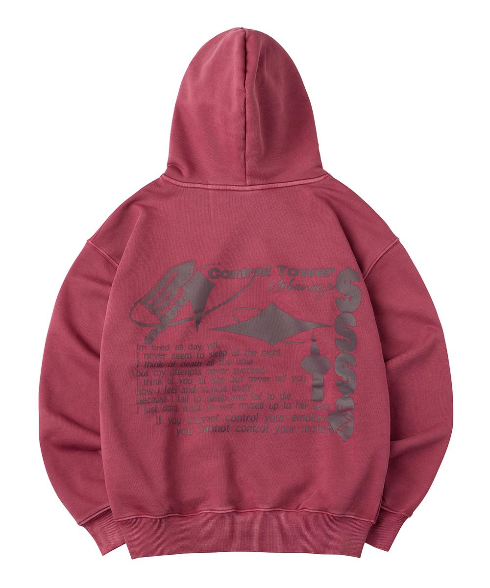 Urban Age Control Tower Pigment Over Hood Pink Reference/M