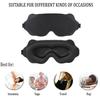 6D Sleeping Mask Block Out Light Sleep Mask For Eyes Soft Sleeping Aid Eye Mask for Travel Eyeshade Night Breathable Slaapmasker