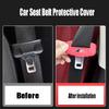 2pcs Silicone Car Seat Belt Buckle Protective Cover Decorative Accessories For BMW X1 X2 X3 X5 X4 X6 X7 iX3 F20 F10 F07 E70 E46 E1
