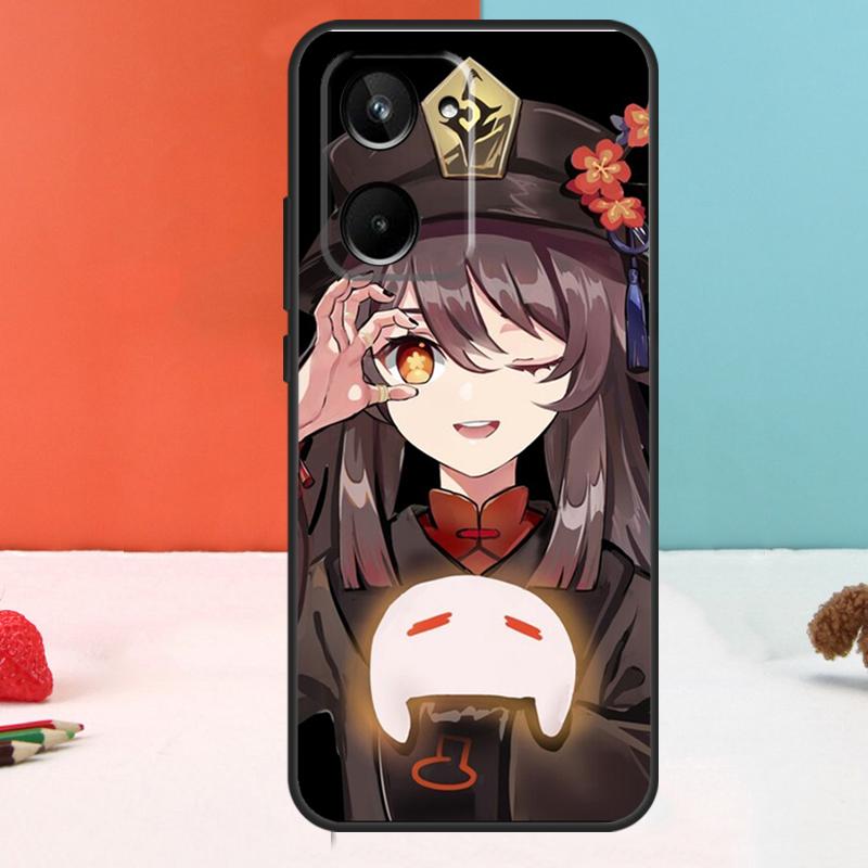 Genshin Impact Hutao For Realme 11 12 Pro Plus 9 10 GT5 GT3 GT Neo5 C35 C31 C30 C33 C51 C53 C55 C21Y C25s Case
