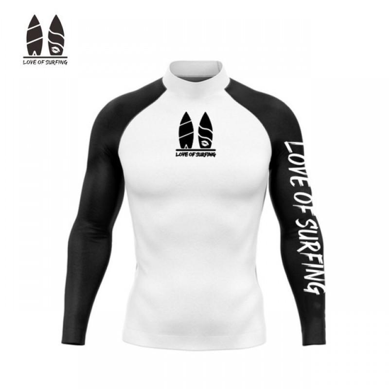 T-shirt Surfing Suit UPF50 Sunscreen Beach Swimsuit Diving Jellyfish Long Sleeve Split Top