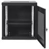 12U Wall Mount Network Server Cabinet, 15.5'' Deep, Server Rack Cabinet Enclosure, 200 lbs Max. Ground-mounted Load Capacity, with Locking Door Side