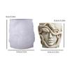 Sculpted Gorgon Silicone Craft Mould Artisticd Planter Gift Boxes Handmade Decorations Demolding Crafting Accessory