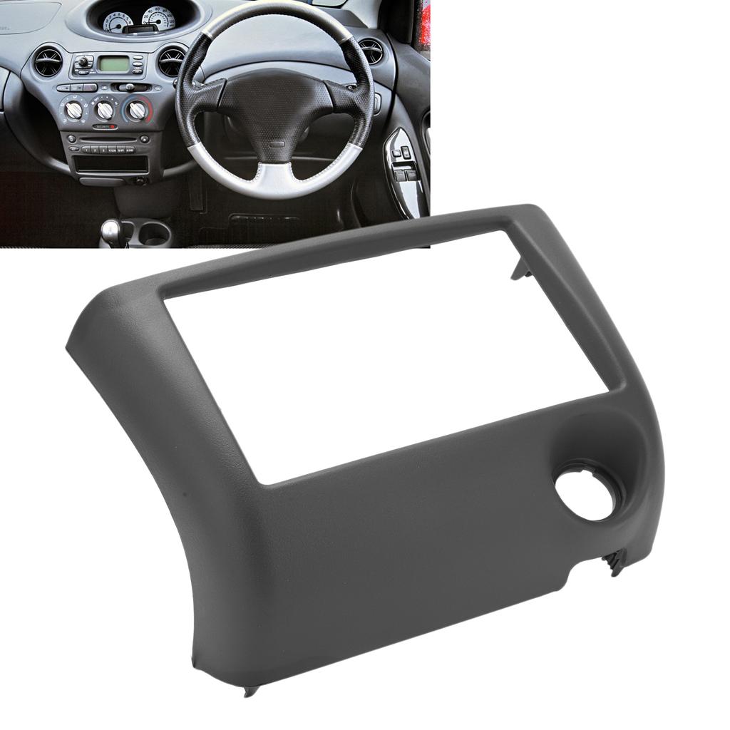 2Din Car Stereo Radio Fascia CD Dashboard Panel Frame ABS Replacement for Vitz 1999‑2005