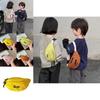 Stylish Corduroy Children's Chest Bag For Boys And Girls With Trendy Letter Design