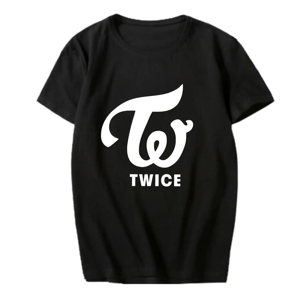 2026 TWICE Lin Nilian MOMO Zhou Tzuyu Mina Koncert Kolem Stejného Tričko s Krátkým Rukávem Trend Dámská Trička