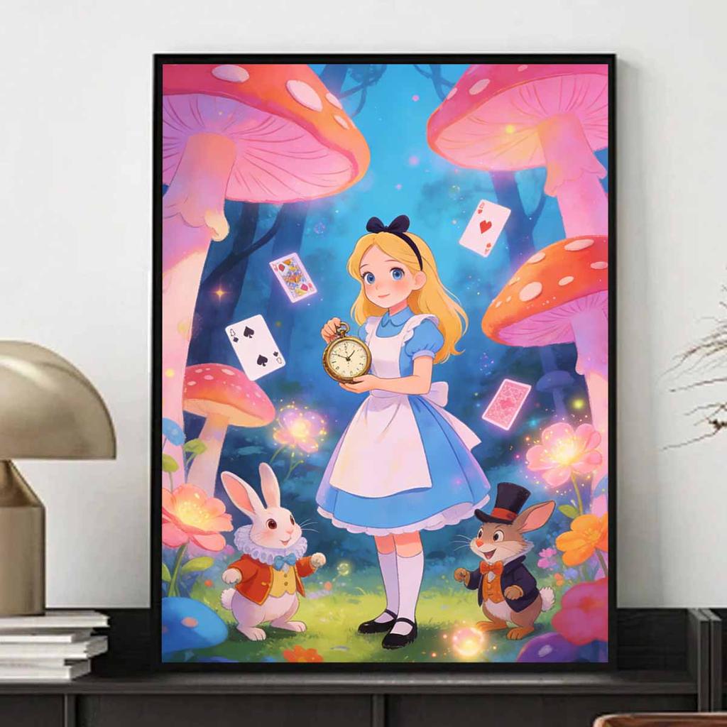 disney alice in wonderland diamond painting handmade diy home decoration gifts