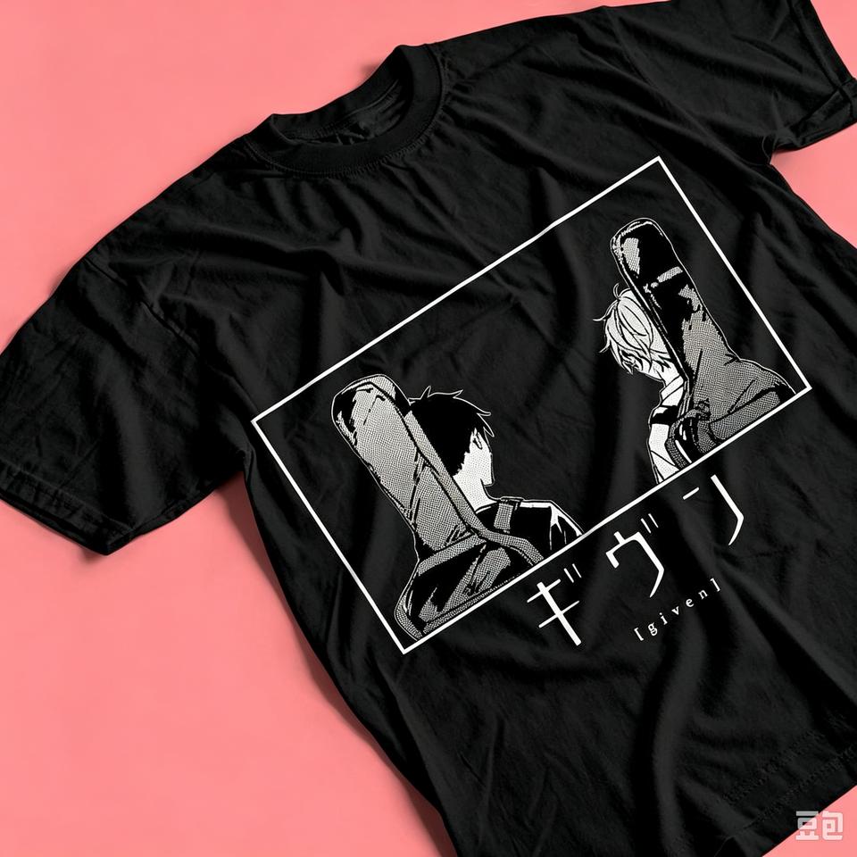 Herren T-Shirt mit Anime-Print Manga Grafik Kurzarm Rundhalsausschnitt Lässig Streetwear Harajuku Japanische Mode Sommer T-Shirt