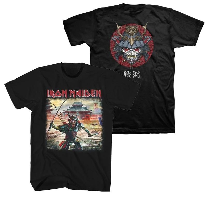 IRON MAIDEN Killers Vintage Grafické Tričko, Oficiální Merch z Turné Kapely, Heavy Metalové Hudební Tričko, Bavlněné Streetwearové Tričko pro Muže