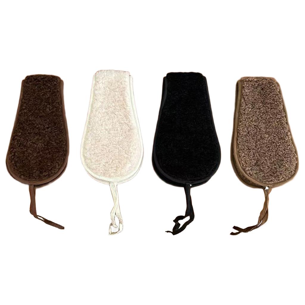 Lovely Short-fleeced Tie EarMuffs for Women and Kids Ear Warmer Headband for Winter Christmas New Year Gifts