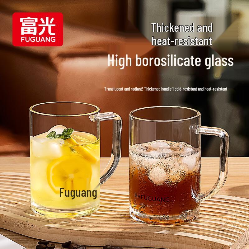 FUGUANG Double-Wall Glass Mug