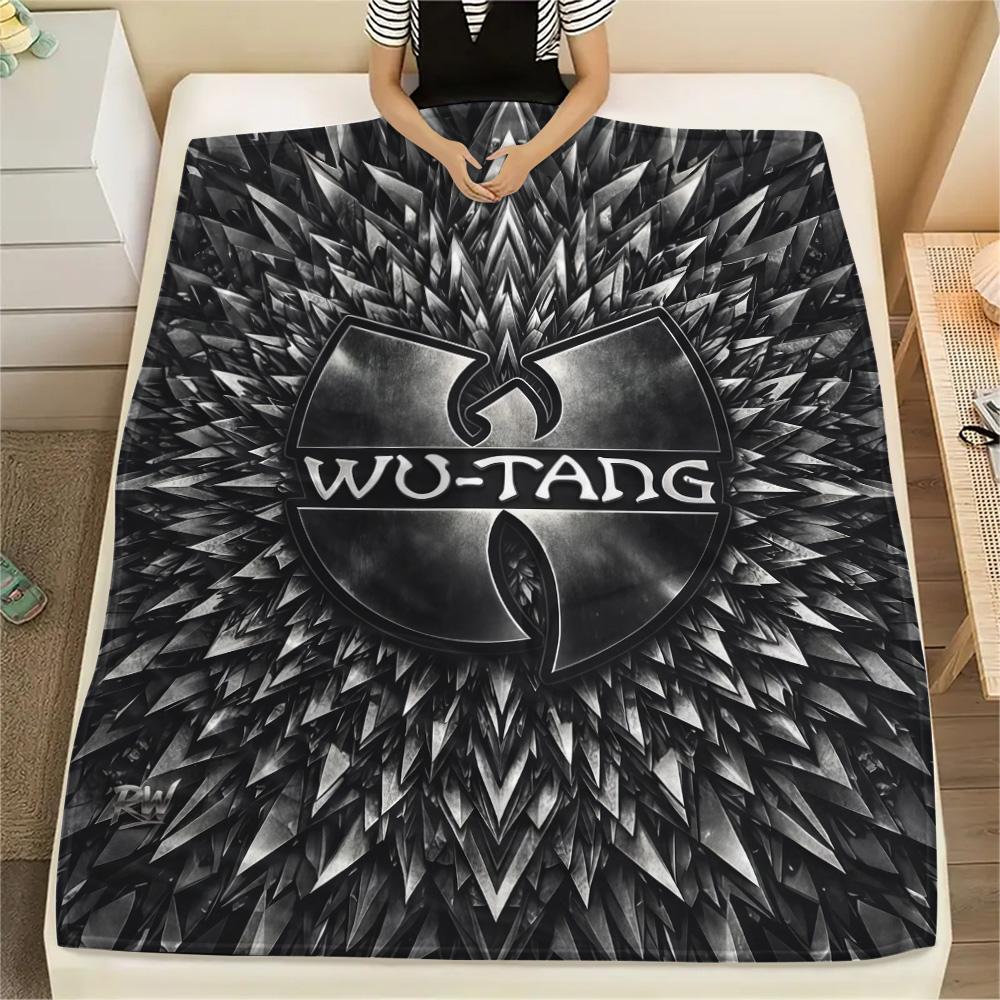 Wu‑Tang Clan Flannel Blanket, High quality Comfortable for All Seasons, Home Decor, Warmth and Comfort