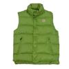 Used 12262 ZEED 43330 50 68959 7865 0 Logo Patch Gilet Button Zipper Pepper Japan Nylon Lat Green Men's from Japan