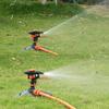 Orange 360 Degree Effortlessly Rotating Orange Rotating Nozzle Watering Made Hose Series New 360 Automatic Sprinkler