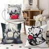 1pc Von L-ycaon Pillow Case Fashion Square Pillowcase Bedroom Sofa Room Ins Decoration Leisure