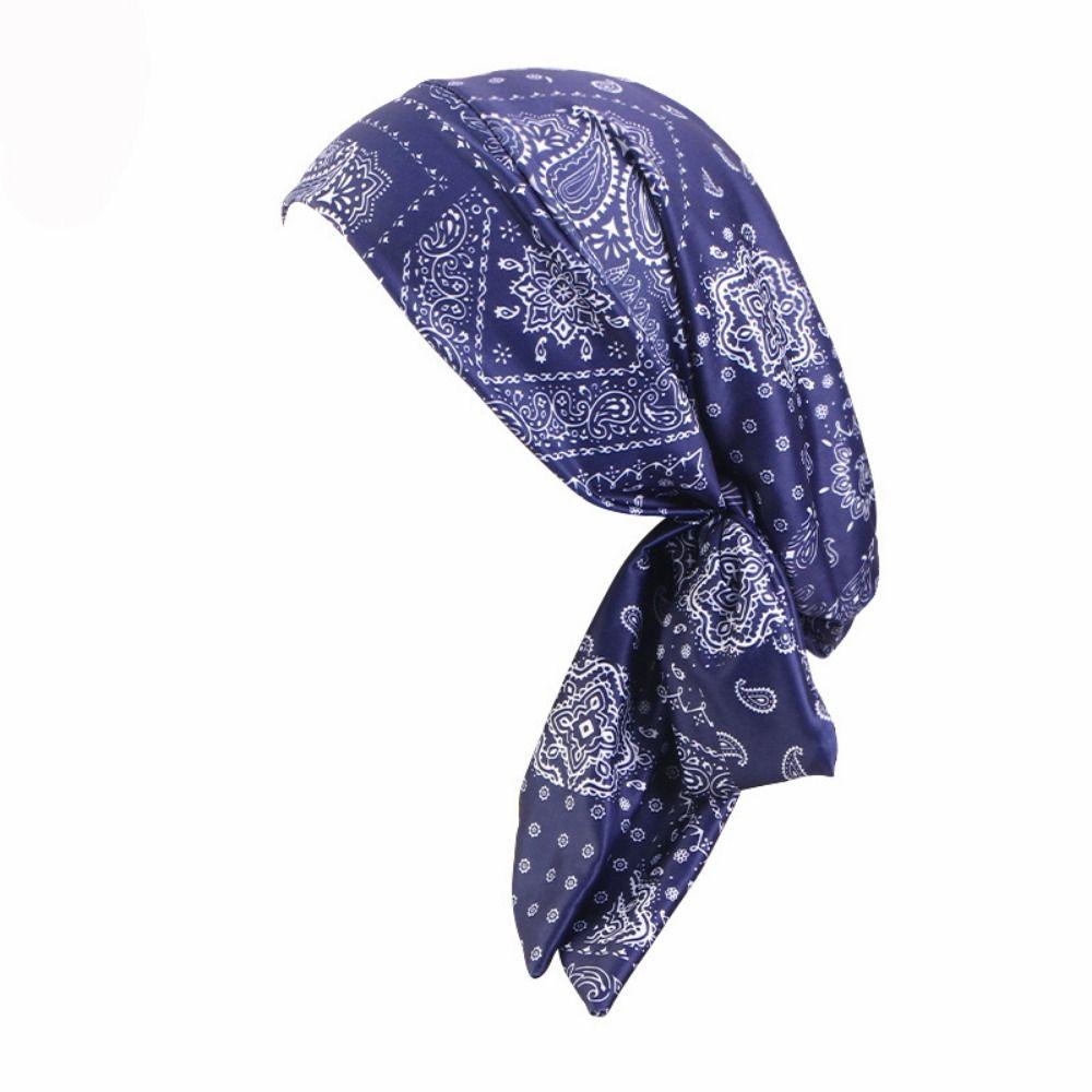 Bohemia Wind Cotton Hat Bandana Casual Chemotherapy Hat Sleep Caps Beanies Headwrap  Women National