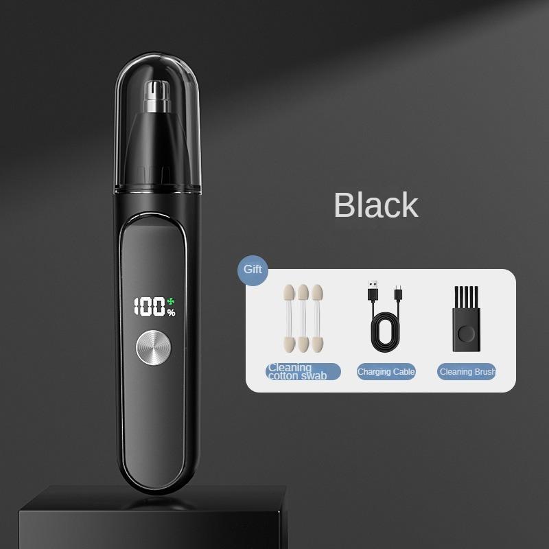 

Триммер для волос в носу Триммер для волос на лице Триммер для волос на бороде Перезаряжаемый Мужской Женский Электрический Триммер для волос в носу Режим зарядки USB чёрный