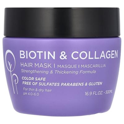 Biotin a kolagen, maska ​​na vlasy, 16,9 fl oz (500 ml)