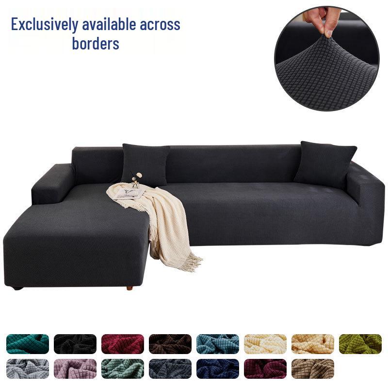 Universal Stretch Sofa Cover - Modern, Year-Round Fit for Chaise and Leather Sofas