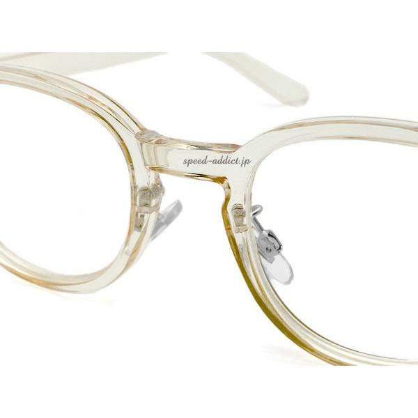 Used BOSLLINGTON SUNGLASS for JAPANESE CLEAR LIGHT BROWN  CLEAR sunglasses light brown retro basic everyday use uv care
