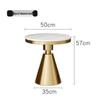 Minimalist Luxury Round Side Table for Living Room or Bedroom Bedside and Coffee Use