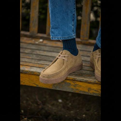 [Soliberty] Moccasin Suede Wallaby (Moca Beige) [Shipped from Korea] 100% Authentic