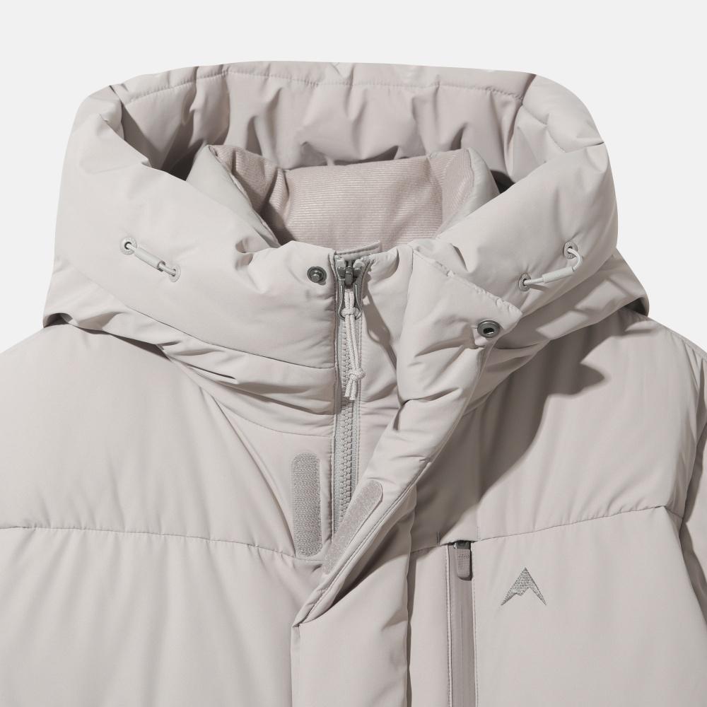 Nepa 7Lf2089 Unisex Essential Heavy Long Down Jacket_Greyish Beige
